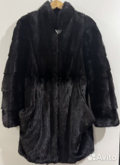 Шуба из меха норки натуральная тото