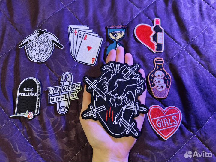 Патчи нашивки на одежду термонашивки для кастома