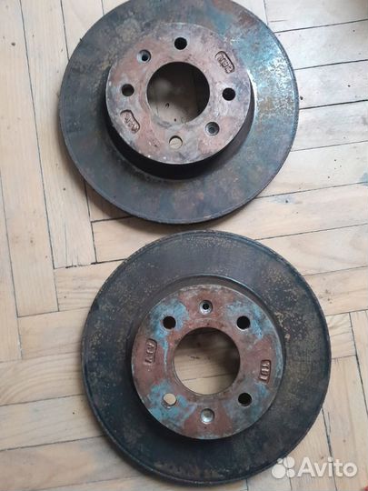 Тормозные диски передние hyundai getz R14
