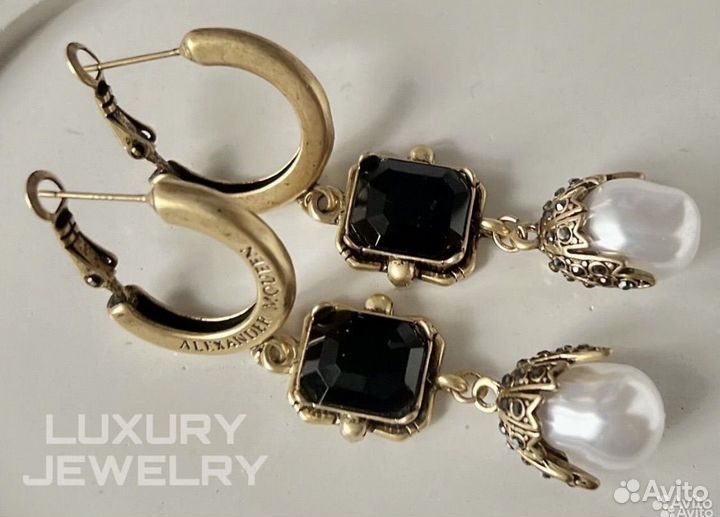 Alexander mcqueen серьги