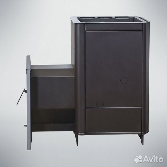 Печь Для Бани Паленица удлиненная топка Варвара