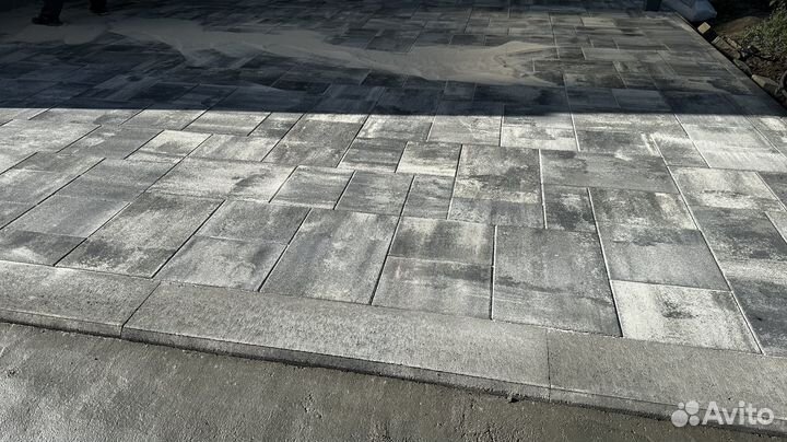 Тротуарная плитка цветная