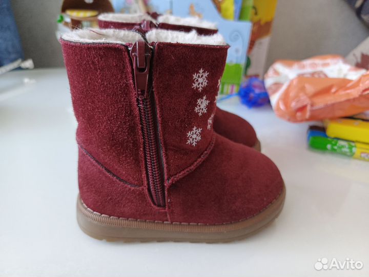 Сапожки зимние для девочки 24 размер Tombi