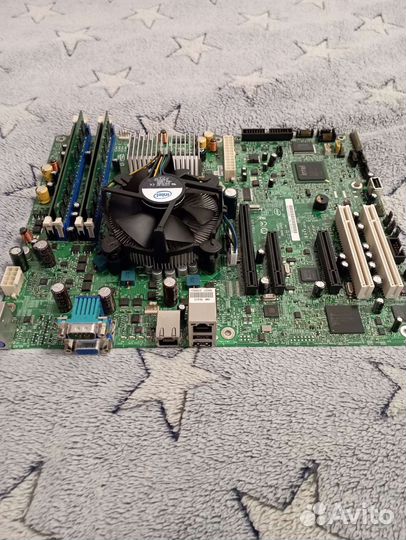 Серверная плата + Xeon + RAM