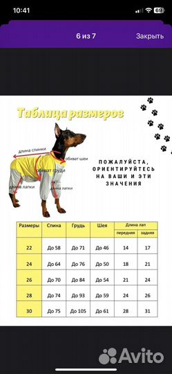 Комбенизон-Дождевик для собак