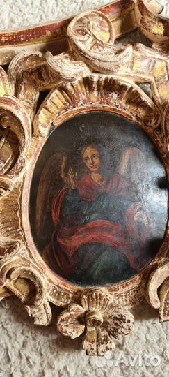 Икона с Храма.Ангел Хранитель.18-19в