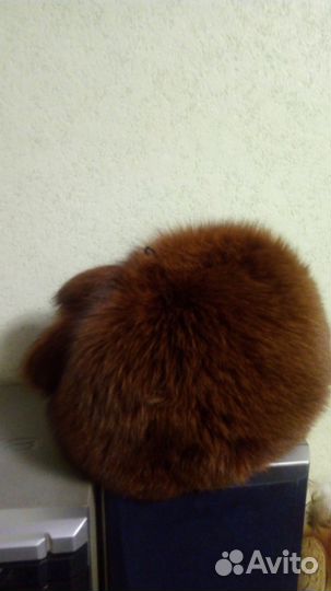 Натуральная шапка из песца)