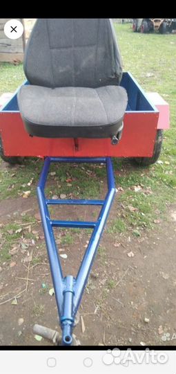 Прицеп для мотоблока самосвальный