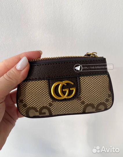 Ключница кожаная Gucci