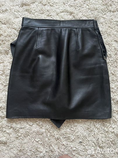 Кожаная юбка Sandro