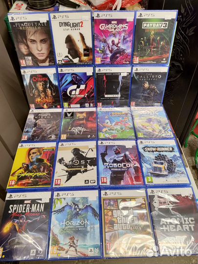 Игры ps5, лицензионные диски ps5