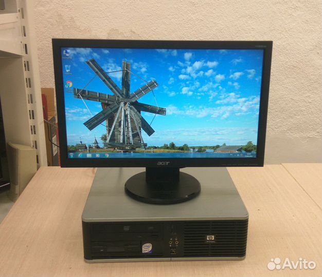 Пк HP DC7800 E8300/2Gb/80Gb + ЖК Монитор 19