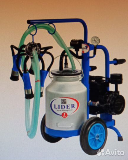 Доильный аппарат “Lider” 20.4 Синий (Турция)