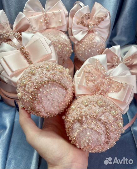 Новогодние шары ручной работы