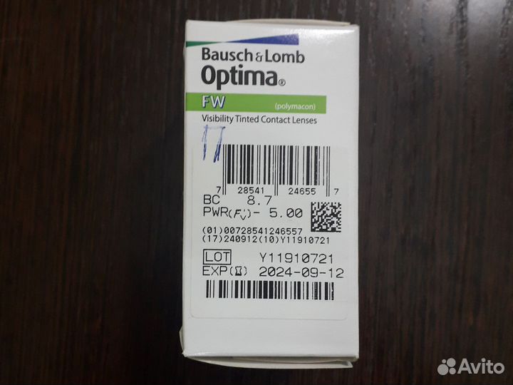 Контактные линзы Bausch + Lomb Optima FW -5.0