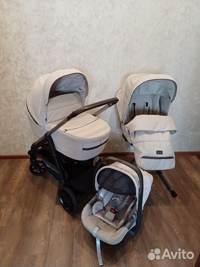 Коляска inglesina 4 в 1 с подставкой