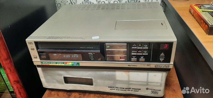 Видеомагнитофон шарп vc-579