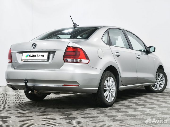 Volkswagen Polo 1.6 AT, 2017, 86 008 км