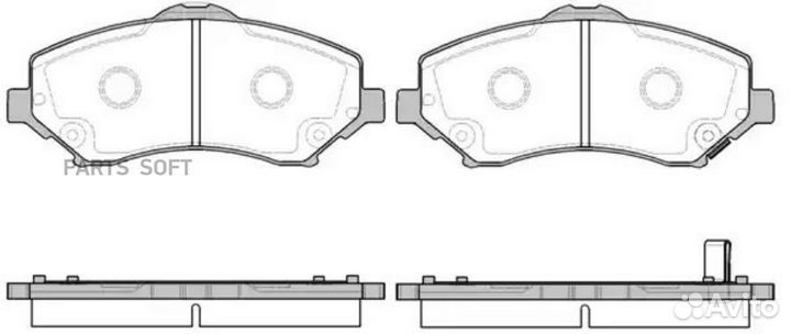 Колодки торм. диск. wrangler III 2.8 CRDi 3.8i V6 2125902