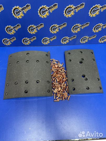 Накладка тормозная задняя FAW J6 (комплект 8шт) cr