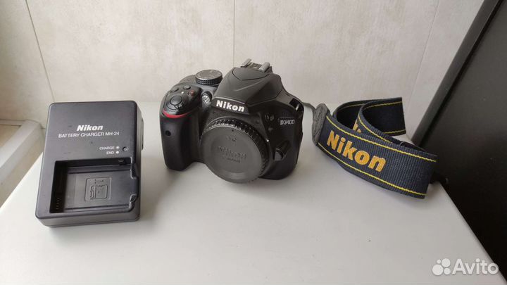 Nikon D3400 body в очень хорошем состоянии