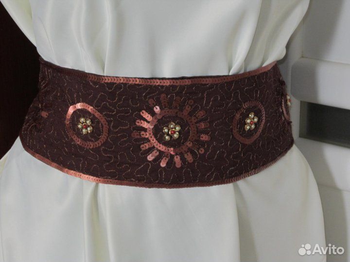 Пояса: цепочка, чешуйки, вышивка, завязки