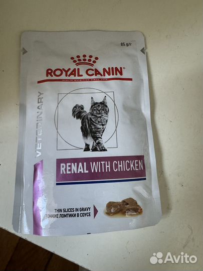 Корм для кошек влажный renal royal canin