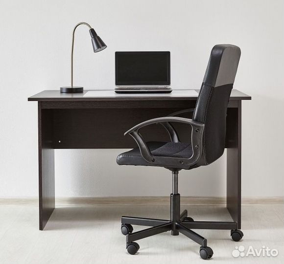 Письменный стол тодален, черно-коричневый