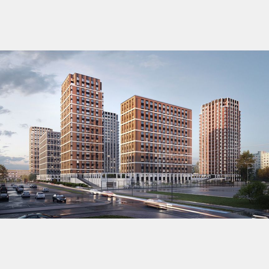 2-к. квартира, 58,3 м², 4/15 эт.