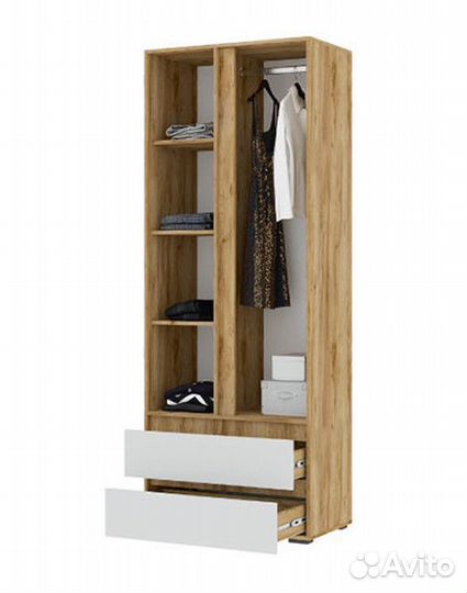 Шкаф Хелен шк 01 крафт золотой