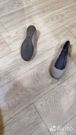 Балетки натуральная кожа 36