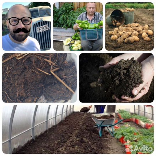 Плодородный грунт, навоз Доставка