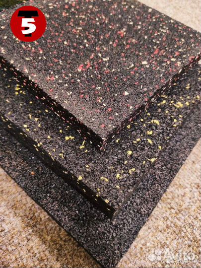 Резиновая плитка смешанная epdm