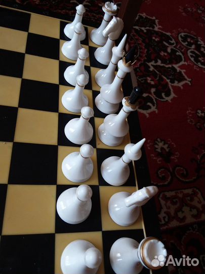 Шахматы подарочные СССР,бакелит,латунь
