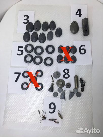 Грузила рыболовные