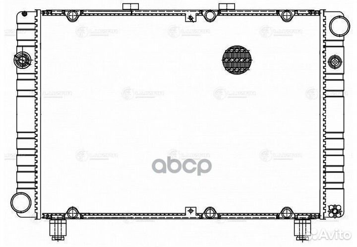 LRC 0310 радиатор системы охлаждения газ 3110