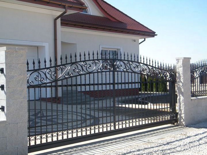 Ворота кованые