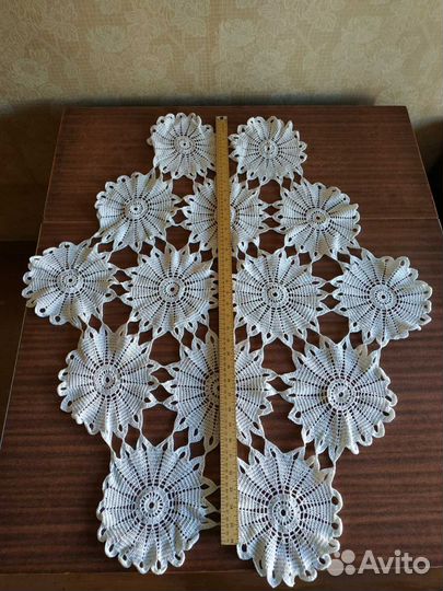 Салфетки кружевные вязаные крючком