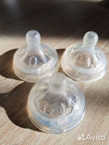 Соски бутылочные avent натурал омера 1 и 3
