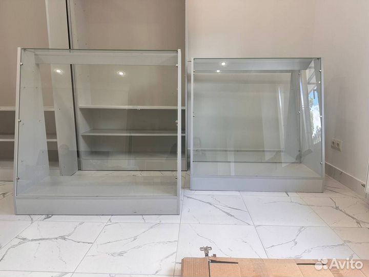 Торговые витрины стеклянные бу