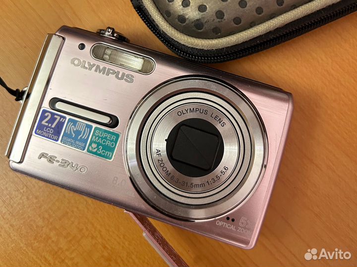 Фотоаппарат olympus fe 340 розовый