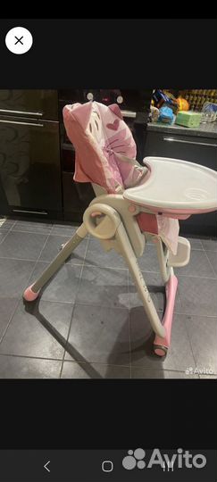 Стульчик для кормления chicco polly