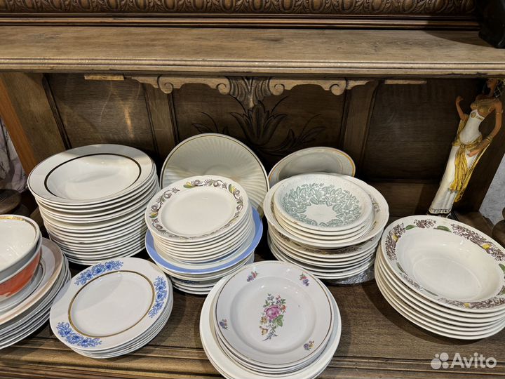 Фарфоровая посуда СССР много