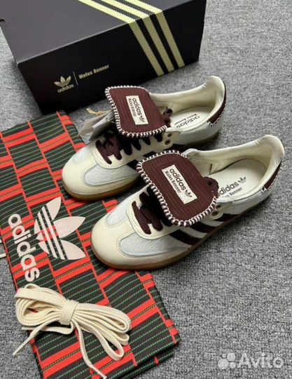 Adidas Samba Wales Bonner Pony Cream White