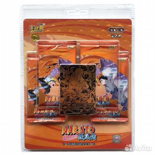 Аниме Карточки Наруто Блистер Kayou 2W Премиум