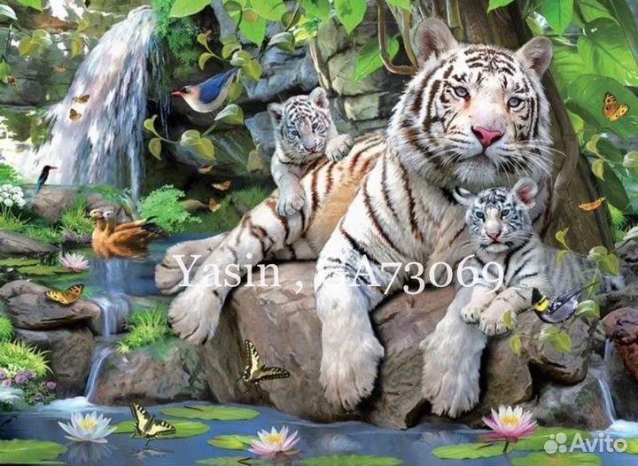 Картины алмазная мозаика 50х40 см размер