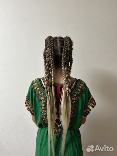 Косы брейды ; с канекалоном, без канекалона