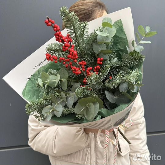 Букет с нобилисом,букет для фотоссесии