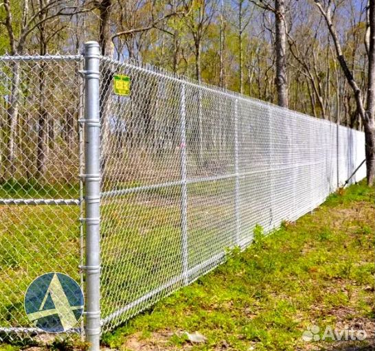 Сетка рабица оцинкованная 50х50 высота 1 м