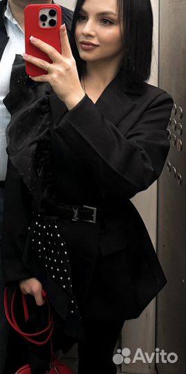 Пиджак с воланом